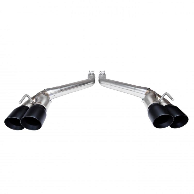 Kooks 2016 + Chevrolet Camaro SS LT1 3in Axle Back Muffler Delete Exhaust System w/ Black Quad Tips Kooks 2016 + Chevrolet Camaro SS LT1 3in Axle Back Muffler Delete Exhaust System w/ Black Quad Tips