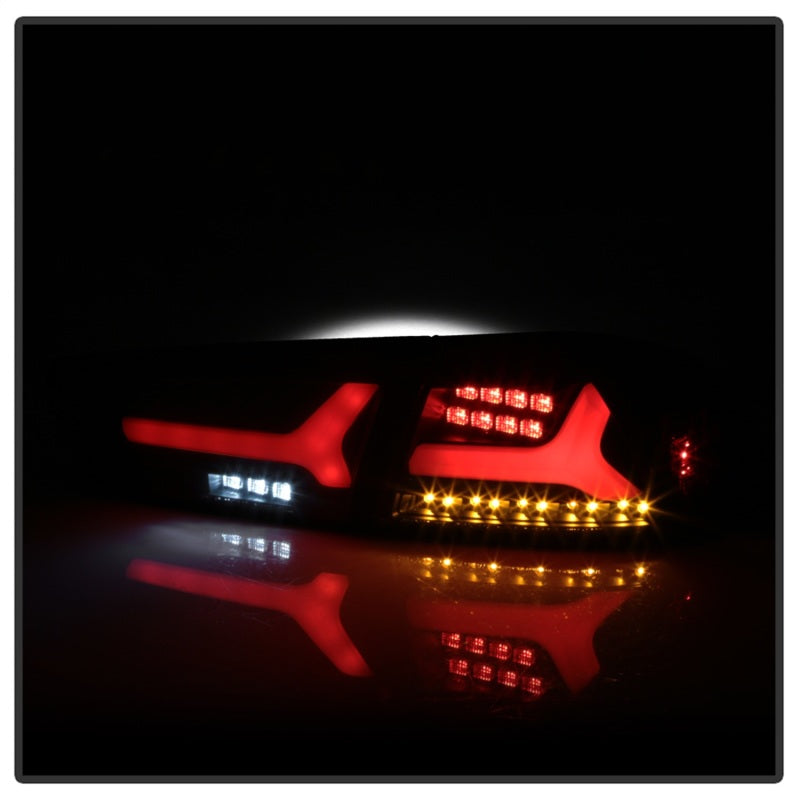 Spyder Mitsubishi Lancer/Evolution X 08-14 V2 LED Tail Lights - Black Smoke ALT-YD-ML08V2-SEQ-BSM Spyder Mitsubishi Lancer/Evolution X 08-14 V2 LED Tail Lights - Black Smoke ALT-YD-ML08V2-SEQ-BSM