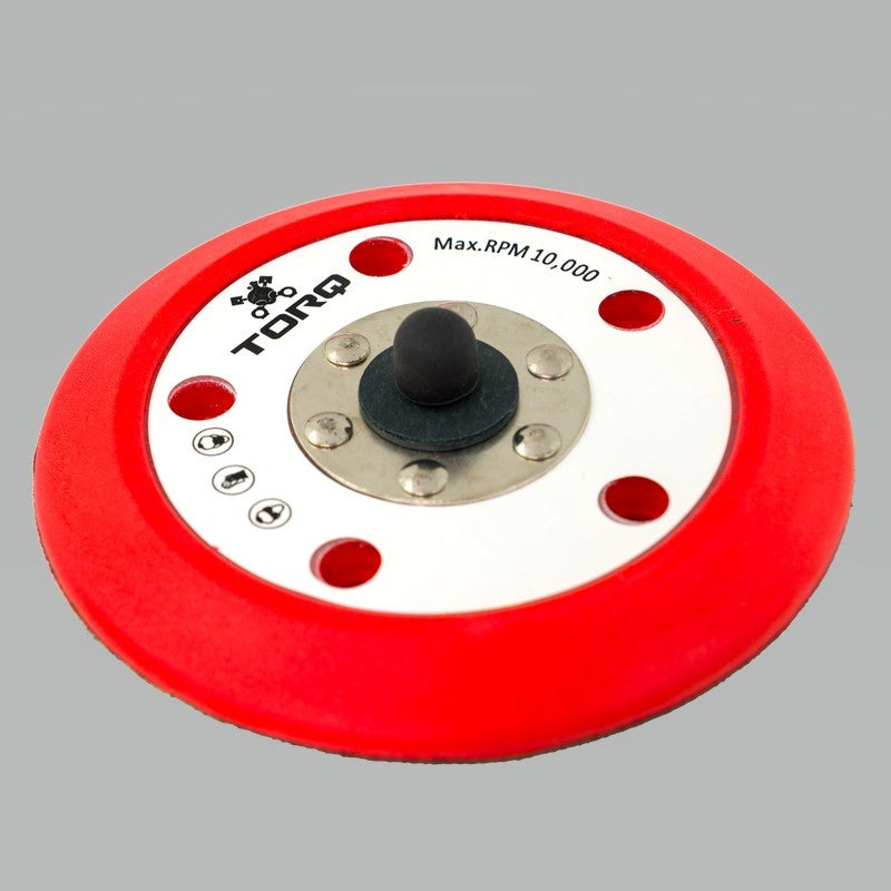 Chemical Guys TORQ R5 Dual-Action Red Backing Plate w/Hyper Flex Technology - 6in Chemical Guys TORQ R5 Dual-Action Red Backing Plate w/Hyper Flex Technology - 6in