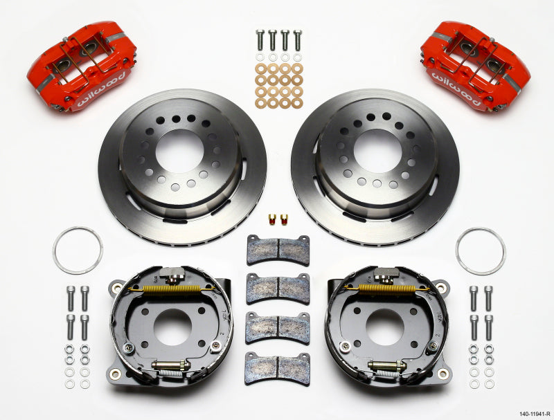 Wilwood Dynapro Low-Profile 11.00in P-Brake Kit - Red AMC 71-74 2.60in Offset Wilwood Dynapro Low-Profile 11.00in P-Brake Kit - Red AMC 71-74 2.60in Offset