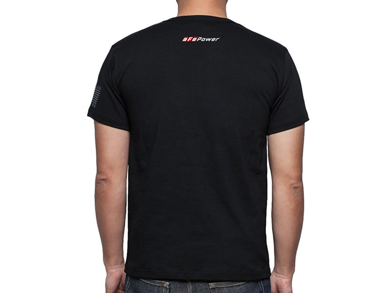 aFe POWER Short Sleeve Motorsport T-Shirt Black L aFe POWER Short Sleeve Motorsport T-Shirt Black L