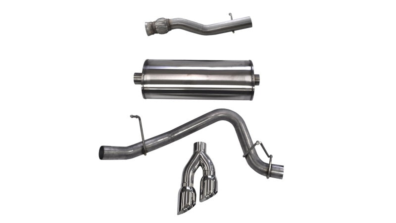Corsa 2015-2020 GMC Yukon Denali XL 6.2L V8 3in Cat-Back Single Side Exit Twin 4in Polished Tips Corsa 2015-2020 GMC Yukon Denali XL 6.2L V8 3in Cat-Back Single Side Exit Twin 4in Polished Tips