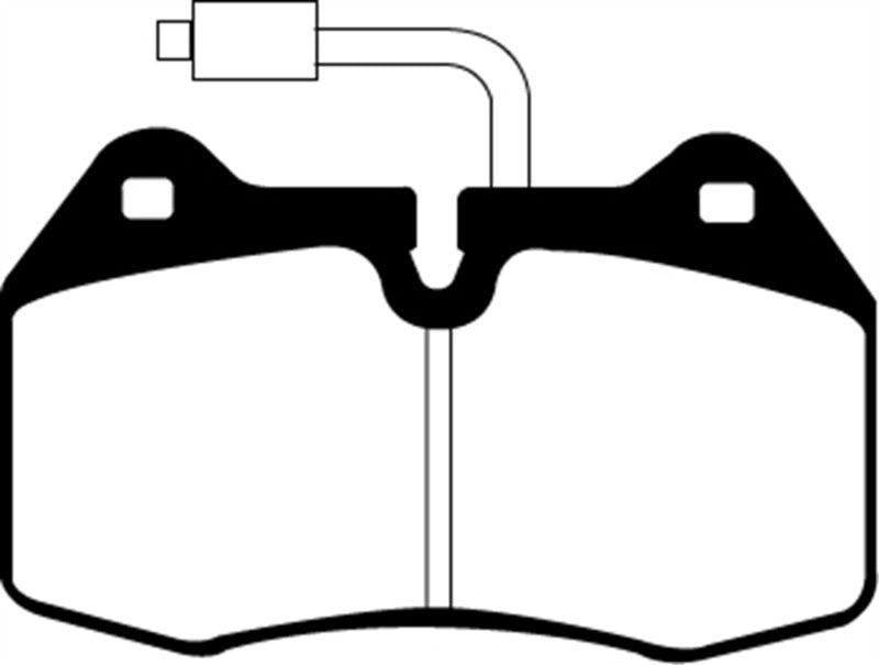 EBC 94-96 BMW 840 4.0 (E31) Greenstuff Front Brake Pads EBC 94-96 BMW 840 4.0 (E31) Greenstuff Front Brake Pads
