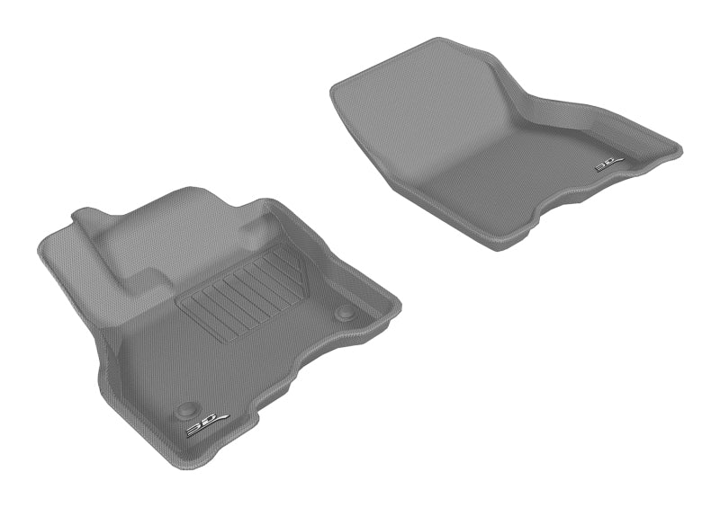 3D MAXpider 2013-2019 Nissan Leaf Kagu 1st Row Floormat - Gray 3D MAXpider 2013-2019 Nissan Leaf Kagu 1st Row Floormat - Gray