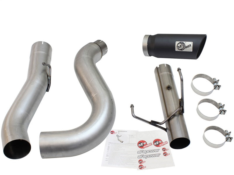 aFe MACHForce XP Exhaust Large Bore 5in DPF-Back Alu. 13-15 Dodge Trucks L6-6.7L (td) *Black Tip aFe MACHForce XP Exhaust Large Bore 5in DPF-Back Alu. 13-15 Dodge Trucks L6-6.7L (td) *Black Tip