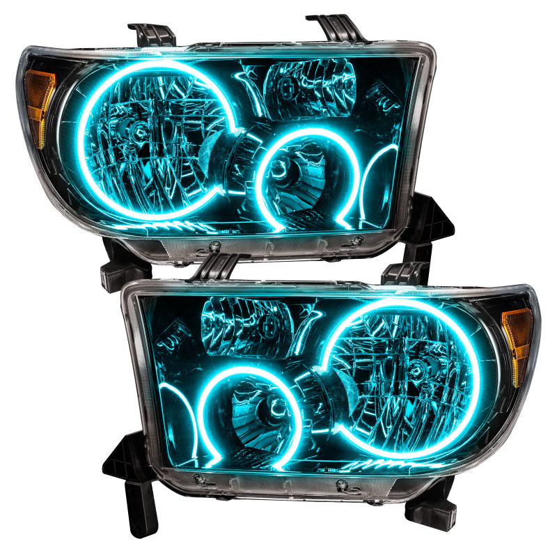 Oracle 07-11 Toyota Tundra Pre-Assembled Headlights - Black Housing - w/ BC1 Controller SEE WARRANTY Oracle 07-11 Toyota Tundra Pre-Assembled Headlights - Black Housing - w/ BC1 Controller SEE WARRANTY