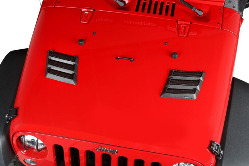 Rugged Ridge Performance Hood Vents 97-18 Jeep Wrangler Rugged Ridge Performance Hood Vents 97-18 Jeep Wrangler