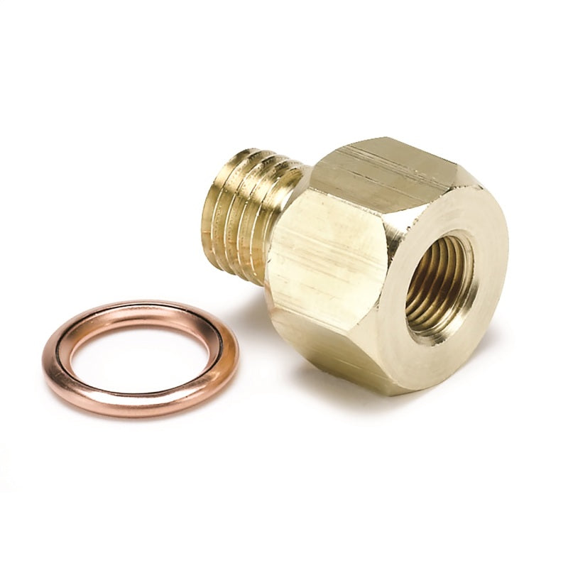 Autometer Metric Electric Temperature or Pressure Adapter - 1/8in NPT to M12x1.5 Autometer Metric Electric Temperature or Pressure Adapter - 1/8in NPT to M12x1.5