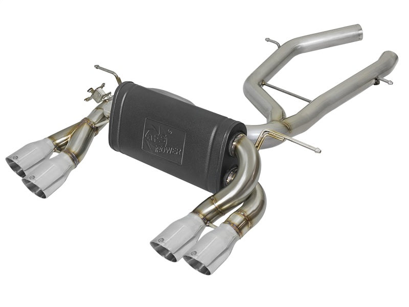 aFe MACH Force-Xp 2-1/2in SS Axle Back Exhaust w/Polished Tips 15+ BMW M3/M4 (F80/F82) L6 3.0L (tt) aFe MACH Force-Xp 2-1/2in SS Axle Back Exhaust w/Polished Tips 15+ BMW M3/M4 (F80/F82) L6 3.0L (tt)