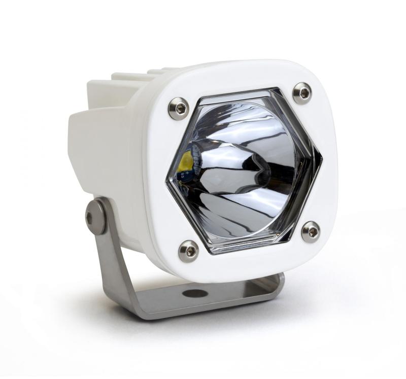 Baja Designs S1 Spot LED Light w/ Mounting Bracket Single - White Baja Designs S1 Spot LED Light w/ Mounting Bracket Single - White