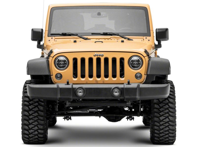 Raxiom 07-18 Jeep Wrangler JK Axial 7-In LED Headlights w/ DRL Turn Signals- Blk Housing (Clear) Raxiom 07-18 Jeep Wrangler JK Axial 7-In LED Headlights w/ DRL Turn Signals- Blk Housing (Clear)