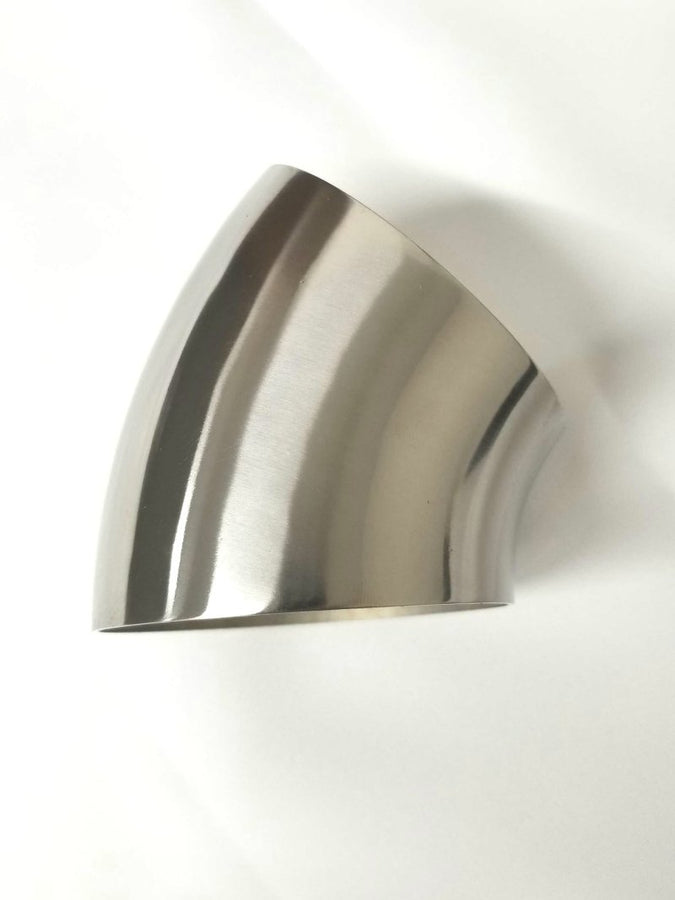 Ticon Industries 1.25in Diameter 45 Degree 1D/1.25in CLR 1mm/.039in Wall Thickness Titanium Elbow Ticon Industries 1.25in Diameter 45 Degree 1D/1.25in CLR 1mm/.039in Wall Thickness Titanium Elbow