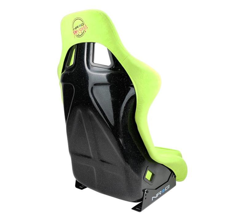 NRG FRP Bucket Seat PRISMA Edition - Large (Neon Green Alcantara/  Pearlized Back) NRG FRP Bucket Seat PRISMA Edition - Large (Neon Green Alcantara/  Pearlized Back)