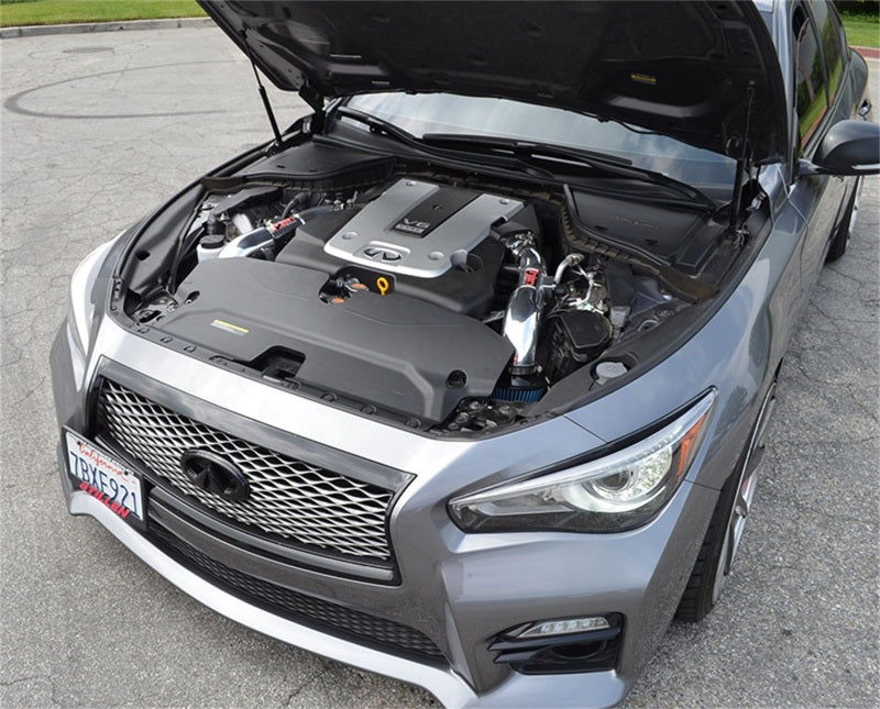 Injen 14 Infiniti Q50 3.7L V6 Polished Dual Short Ram Intake w/ MR Techn and Heat Shields Injen 14 Infiniti Q50 3.7L V6 Polished Dual Short Ram Intake w/ MR Techn and Heat Shields
