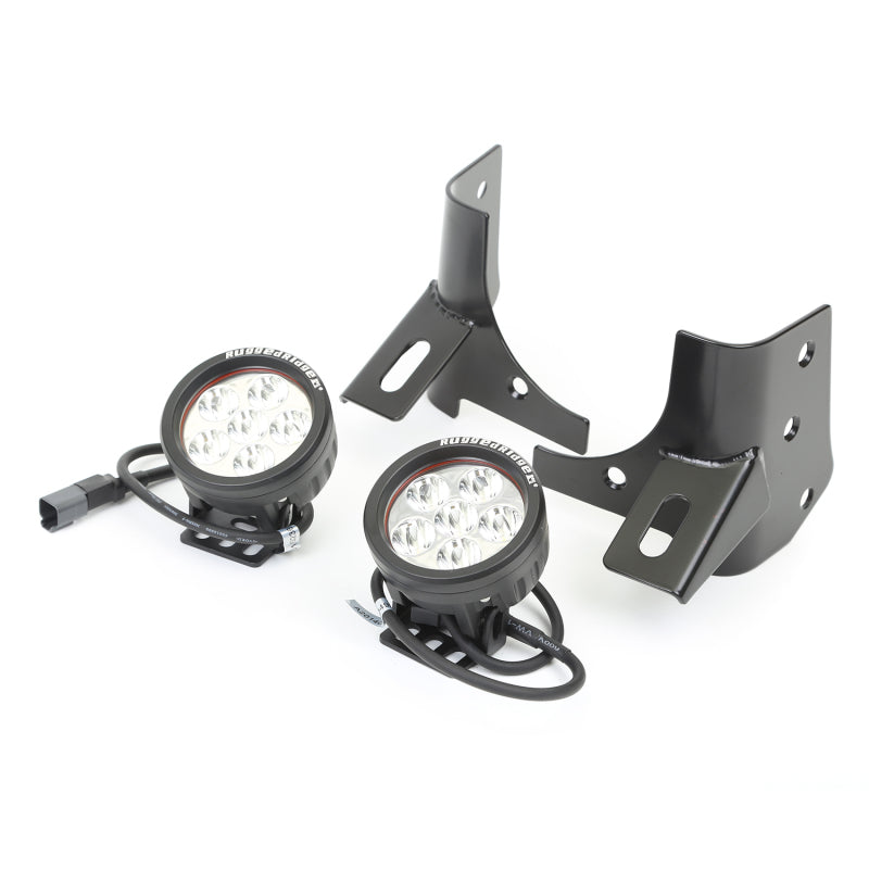 Rugged Ridge 97-06 Jeep Wrangler Round Windshield LED Kit w/ Brackets Rugged Ridge 97-06 Jeep Wrangler Round Windshield LED Kit w/ Brackets