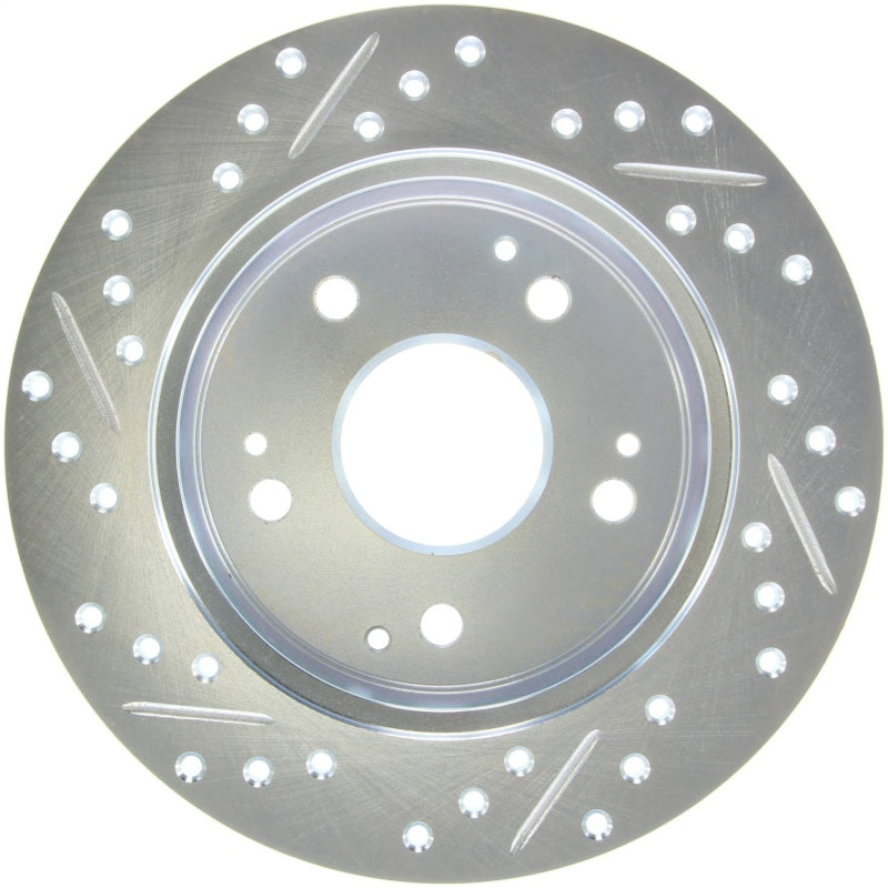 StopTech Select Sport Drilled & Slotted Rotor - Rear Left StopTech Select Sport Drilled & Slotted Rotor - Rear Left
