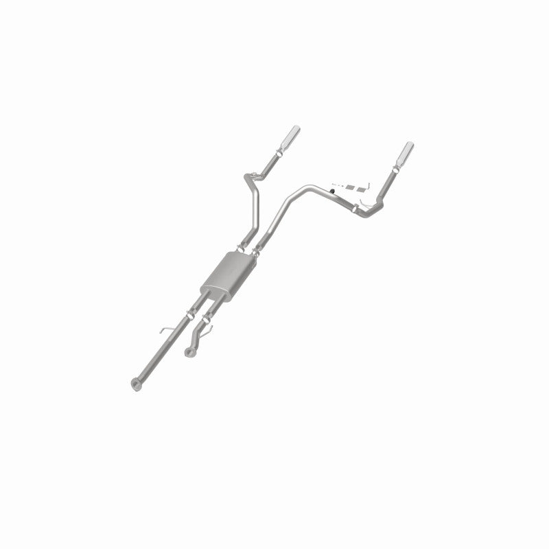 MagnaFlow 14 Toyota Tundra V8 4.6L/5.7L Stainless Cat Back Exhaust Dual Split Rear Exit MagnaFlow 14 Toyota Tundra V8 4.6L/5.7L Stainless Cat Back Exhaust Dual Split Rear Exit