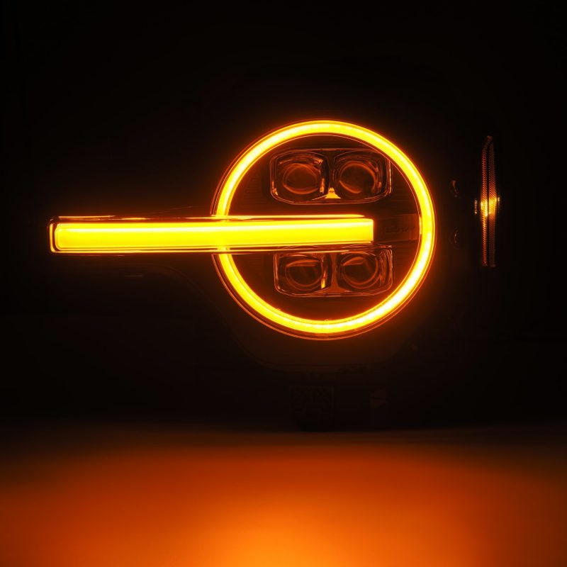 AlphaRex 21-23 Ford Bronco NOVA LED Proj Headlights Alpha-Black w/Activ Light/Seq Signal/DRL AlphaRex 21-23 Ford Bronco NOVA LED Proj Headlights Alpha-Black w/Activ Light/Seq Signal/DRL