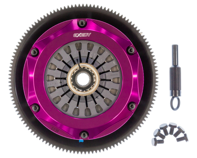 Exedy 1993-1995 Mazda RX-7 R2 Hyper Twin Cerametallic Clutch Sprung Center Disc Pull Type Exedy 1993-1995 Mazda RX-7 R2 Hyper Twin Cerametallic Clutch Sprung Center Disc Pull Type