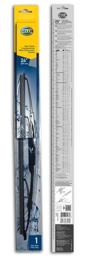 Hella Standard Wiper Blade 24in - Single Hella Standard Wiper Blade 24in - Single