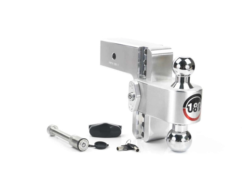 Weigh Safe 180 Hitch 6in Drop Hitch & 3in Shank (10K/21K GTWR) w/WS05 - Aluminum Weigh Safe 180 Hitch 6in Drop Hitch & 3in Shank (10K/21K GTWR) w/WS05 - Aluminum
