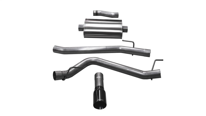 Corsa 20-25 Jeep Gladiator JT 3.6L Single Side Exit Cat-Back Exhaust System w/ Single 4in Black Tip Corsa 20-25 Jeep Gladiator JT 3.6L Single Side Exit Cat-Back Exhaust System w/ Single 4in Black Tip