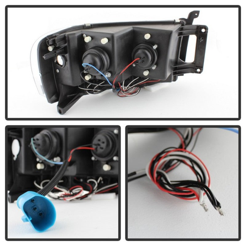 Spyder Dodge Ram 1500 02-05/Ram 2500 03-05 Projector Headlights LED Halo LED Chrm PRO-YD-DR02-HL-C Spyder Dodge Ram 1500 02-05/Ram 2500 03-05 Projector Headlights LED Halo LED Chrm PRO-YD-DR02-HL-C