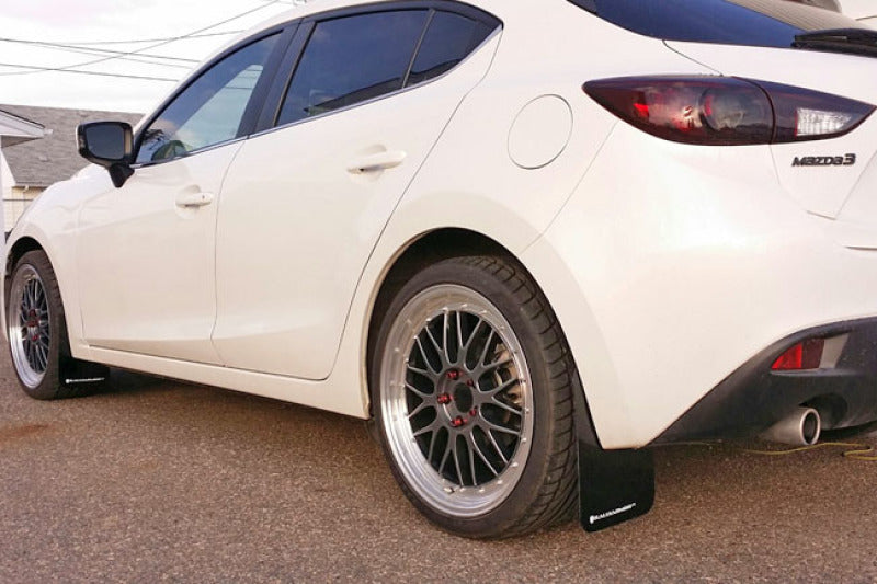 Rally Armor 14-18 Mazda3 Red UR Mud Flap w/White Logo Rally Armor 14-18 Mazda3 Red UR Mud Flap w/White Logo