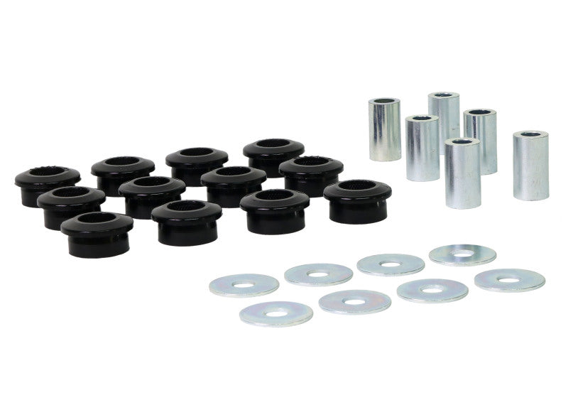Whiteline 00-04 Subaru Legacy GT / 00-09 Subaru Outback Rear Control Arm Bushing Service Kit Whiteline 00-04 Subaru Legacy GT / 00-09 Subaru Outback Rear Control Arm Bushing Service Kit