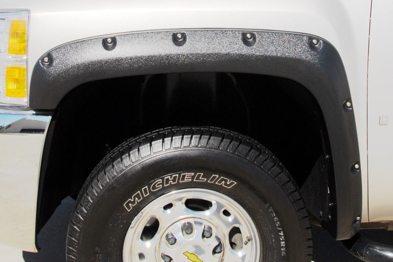 Lund 07-13 Chevy Silverado 1500 RX-Rivet Textured Elite Series Fender Flares - Black (4 Pc.) Lund 07-13 Chevy Silverado 1500 RX-Rivet Textured Elite Series Fender Flares - Black (4 Pc.)