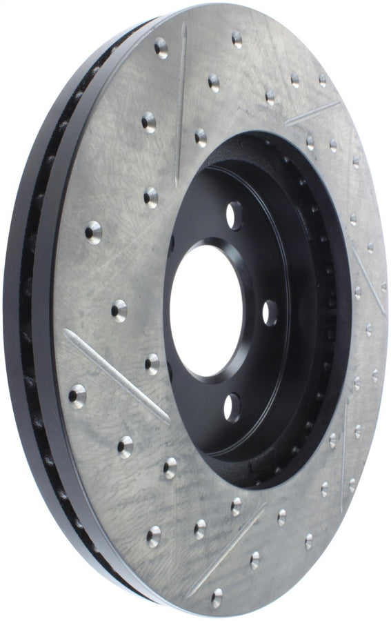 StopTech 03-09 Lincoln Town Car / 03-09 Mercury Grand Marquis Front Left Slotted & Drilled Rotor StopTech 03-09 Lincoln Town Car / 03-09 Mercury Grand Marquis Front Left Slotted & Drilled Rotor