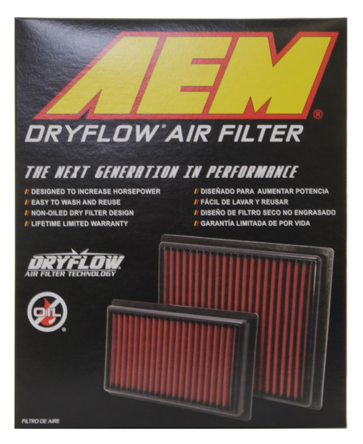 AEM 2011 GMC SIERRA 2500 HD 6.6L Dryflow Round Straight Air Filter AEM 2011 GMC SIERRA 2500 HD 6.6L Dryflow Round Straight Air Filter