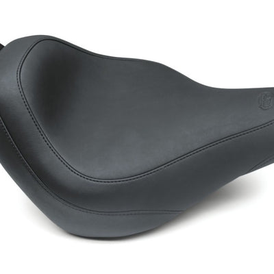 Mustang 18-21 Harley Heritage Classic & Deluxe Wide Tripper Solo Seat - Black