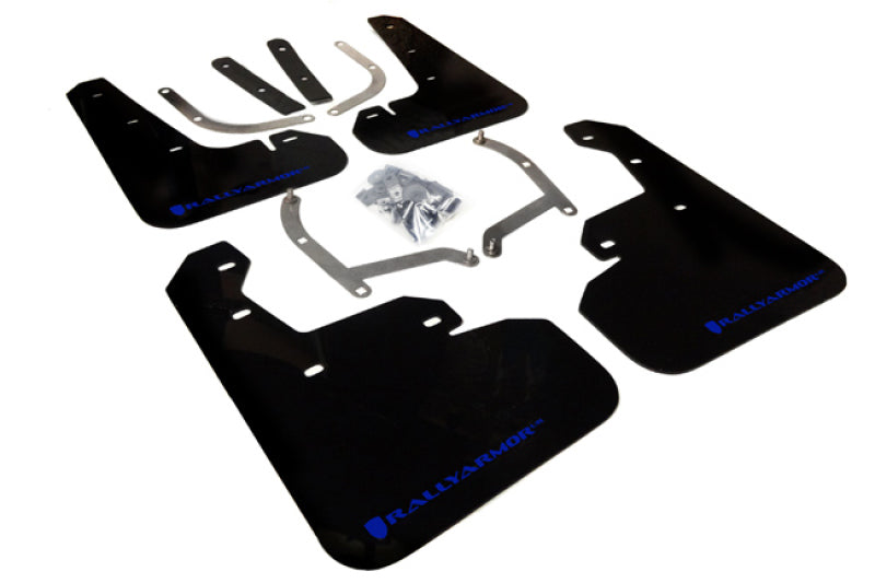 Rally Armor 17-23 Subaru Impreza 4D/5D Black UR Mud Flap w/Blue Logo Rally Armor 17-23 Subaru Impreza 4D/5D Black UR Mud Flap w/Blue Logo