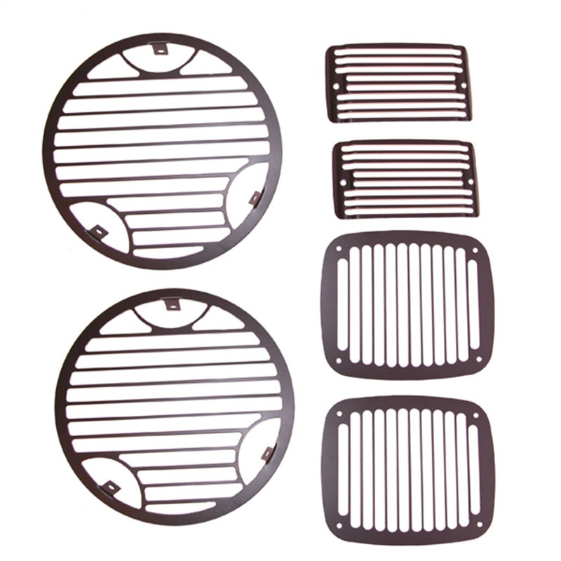 Rugged Ridge 97-06 Jeep Wrangler Billet Stone Guard Set Rugged Ridge 97-06 Jeep Wrangler Billet Stone Guard Set