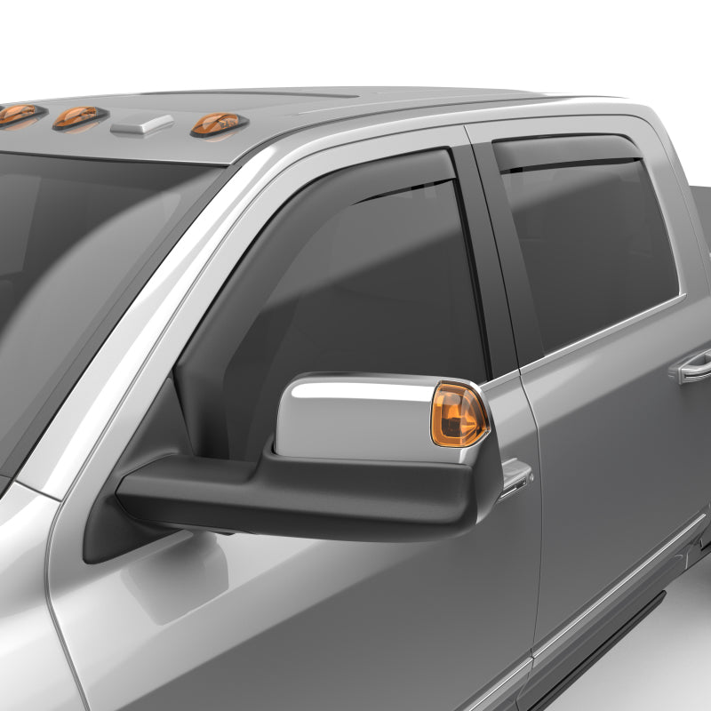 EGR 19-23 Ram 2500/3500 In-Channel Window Visors Front/Rear Set Matte Black Crew Cab EGR 19-23 Ram 2500/3500 In-Channel Window Visors Front/Rear Set Matte Black Crew Cab