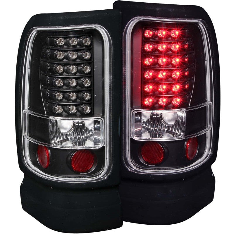 ANZO 1994-2001 Dodge Ram LED Taillights Black ANZO 1994-2001 Dodge Ram LED Taillights Black
