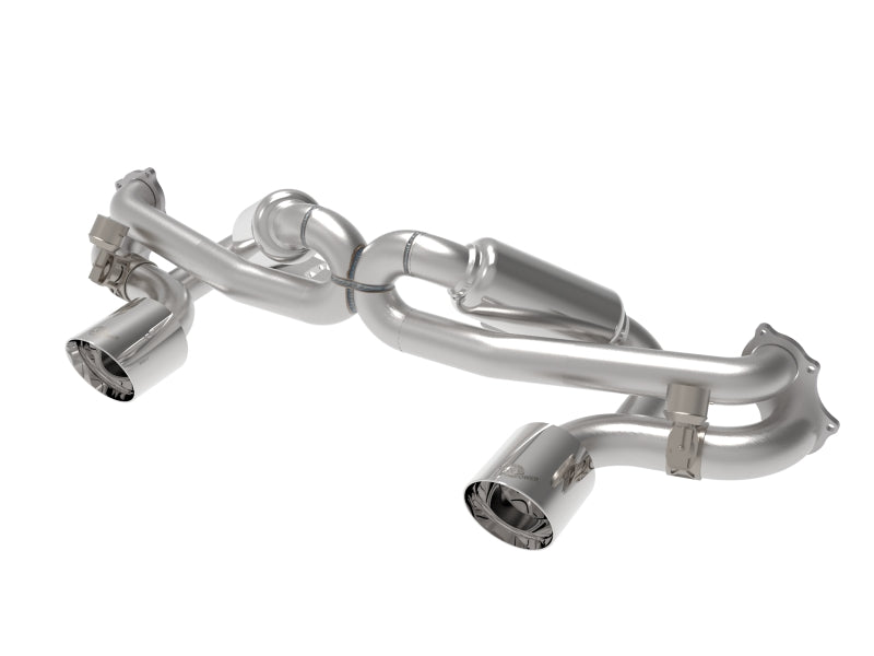 aFe MACHForce XP 2.25in-2.5in 304SS Exhaust Cat-Back 20-22 Porsche Cayman GT4 (718) - Polished Tips aFe MACHForce XP 2.25in-2.5in 304SS Exhaust Cat-Back 20-22 Porsche Cayman GT4 (718) - Polished Tips