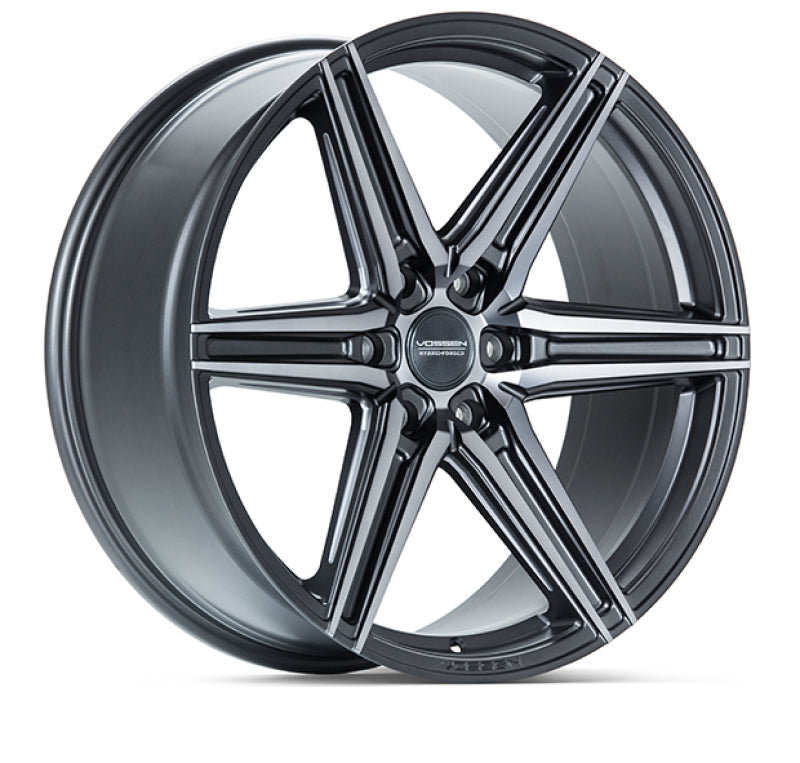 Vossen HF6-2 20x9.5 / 6x139.7 / ET15 / Deep Face / 106.1 - Tinted Matte Gunmetal Wheel Vossen HF6-2 20x9.5 / 6x139.7 / ET15 / Deep Face / 106.1 - Tinted Matte Gunmetal Wheel