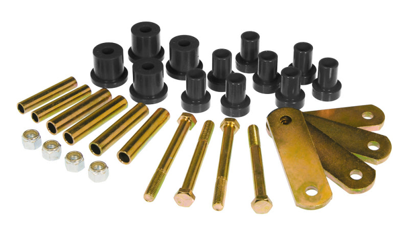 Prothane 63-72 Chrysler A Body HD Spring & Shackles Bushings - Black Prothane 63-72 Chrysler A Body HD Spring & Shackles Bushings - Black