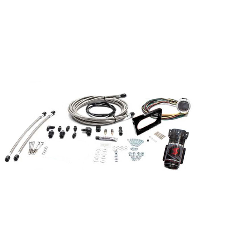 Snow Performance 05-10 Mustang Stg 2 Boost Cooler Water Inj Kit (SS Brded Line/4AN Fitting) w/o Tank Snow Performance 05-10 Mustang Stg 2 Boost Cooler Water Inj Kit (SS Brded Line/4AN Fitting) w/o Tank