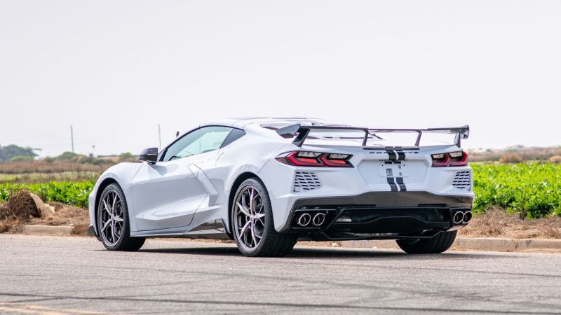 Borla 2020 Chevrolet Corvette C8 6.2L ATAK 3in Exhaust System Dual Round A/C Tips 4inx 4.75in Borla 2020 Chevrolet Corvette C8 6.2L ATAK 3in Exhaust System Dual Round A/C Tips 4inx 4.75in