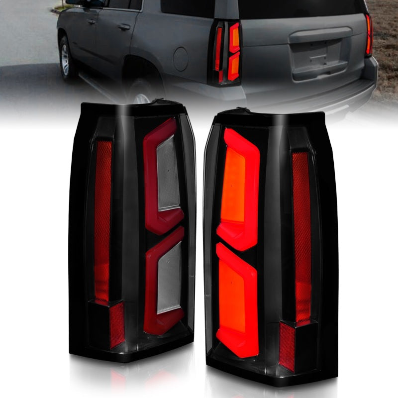 ANZO 2015-2020 Chevrolet Tahoe LED Tail Lights w/ Light Bar Black Housing Somke Lens ANZO 2015-2020 Chevrolet Tahoe LED Tail Lights w/ Light Bar Black Housing Somke Lens