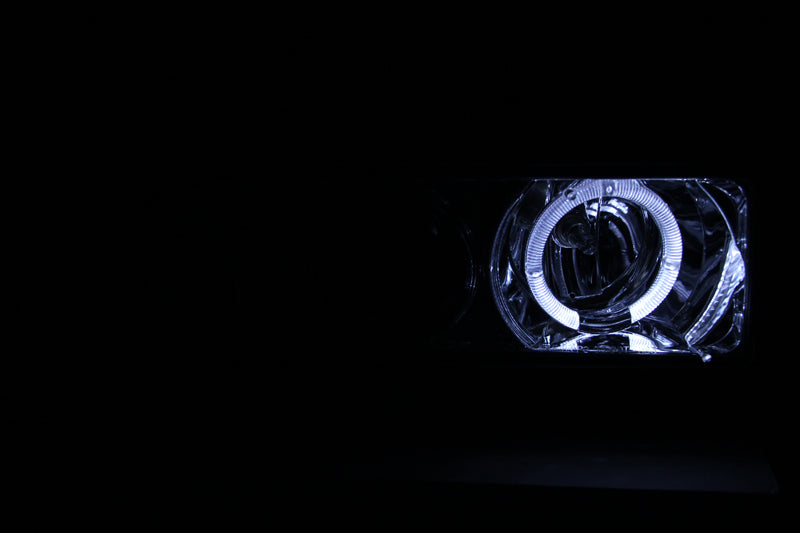 ANZO 1998-2005 Chevrolet S-10 Projector Headlights w/ Halo Chrome ANZO 1998-2005 Chevrolet S-10 Projector Headlights w/ Halo Chrome