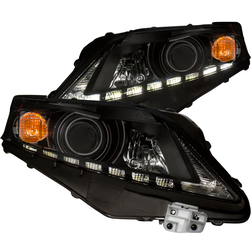 ANZO 2010-2012 Lexus Rx350 Projector Headlights w/ U-Bar Black ANZO 2010-2012 Lexus Rx350 Projector Headlights w/ U-Bar Black