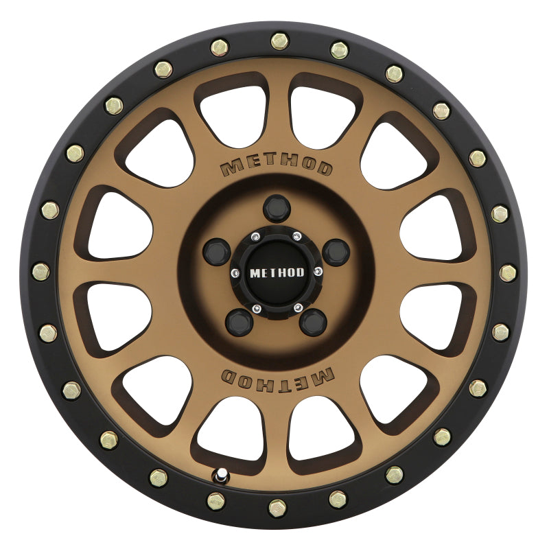 Method MR305 NV 17x8.5 0mm Offset 5x5.5 108mm CB Method Bronze/Black Street Loc Wheel Method MR305 NV 17x8.5 0mm Offset 5x5.5 108mm CB Method Bronze/Black Street Loc Wheel