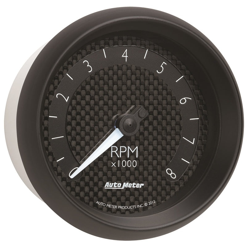 Autometer GT Series 3-3/8in In Dash 8K RPM Tachometer Autometer GT Series 3-3/8in In Dash 8K RPM Tachometer