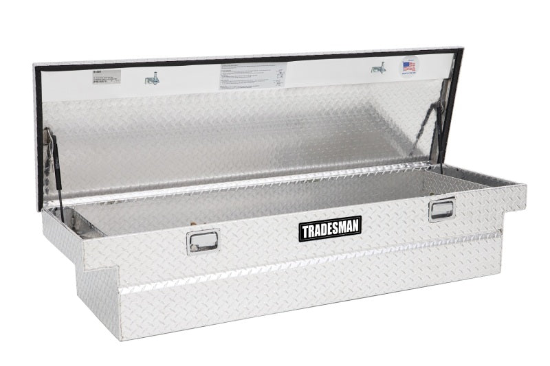 Tradesman Aluminum Single Lid Cross Bed Truck Tool Box (70in.) - Brite Tradesman Aluminum Single Lid Cross Bed Truck Tool Box (70in.) - Brite