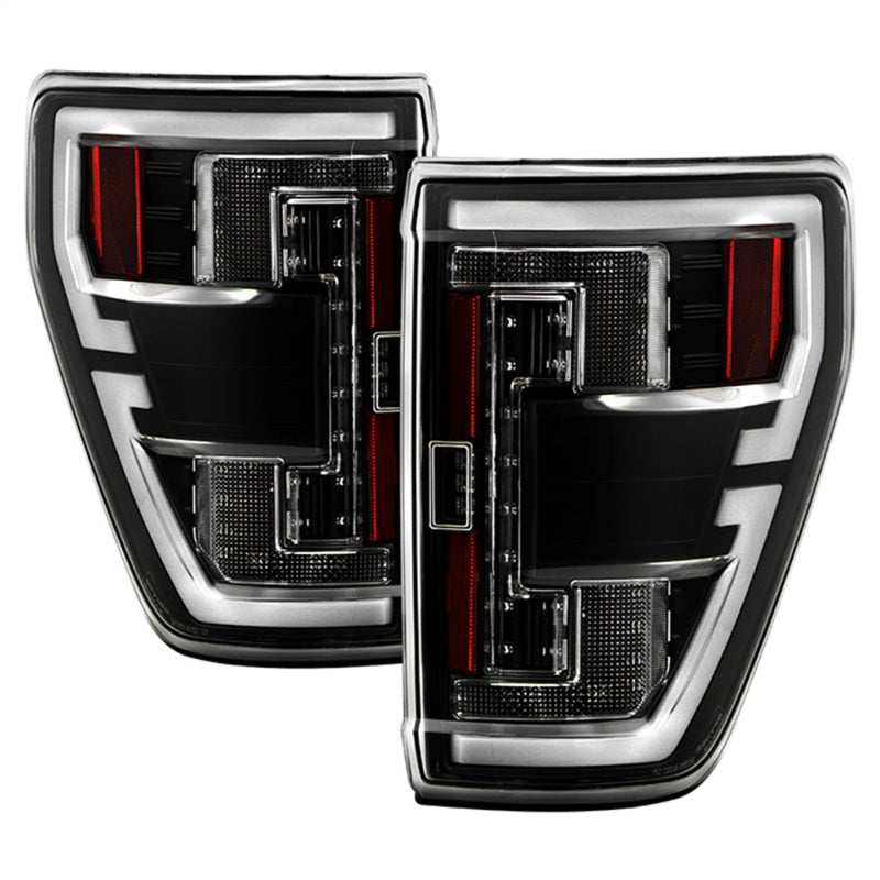 Spyder 21-23 Ford F150 (Factory Halogent) Light Bar LED Tail Lights - Black (ALT-YD-FF15021HAL-BK) Spyder 21-23 Ford F150 (Factory Halogent) Light Bar LED Tail Lights - Black (ALT-YD-FF15021HAL-BK)