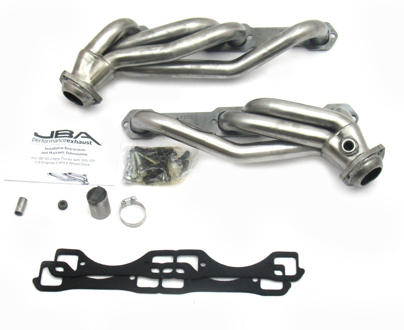 JBA 92-95 Chevrolet Blazer 5.0L/5.7L w/o A.I.R. 1-1/2in Primary Raw 409SS Cat4Ward Header JBA 92-95 Chevrolet Blazer 5.0L/5.7L w/o A.I.R. 1-1/2in Primary Raw 409SS Cat4Ward Header
